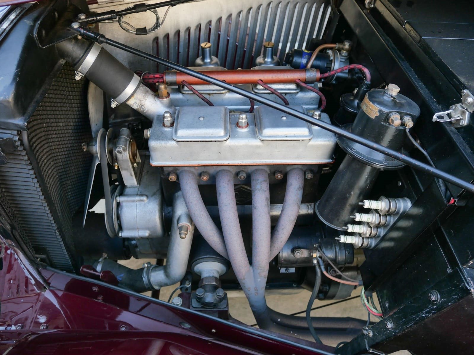 1933 - RILEY 9 LYNX TOURER MAROON, foto 13