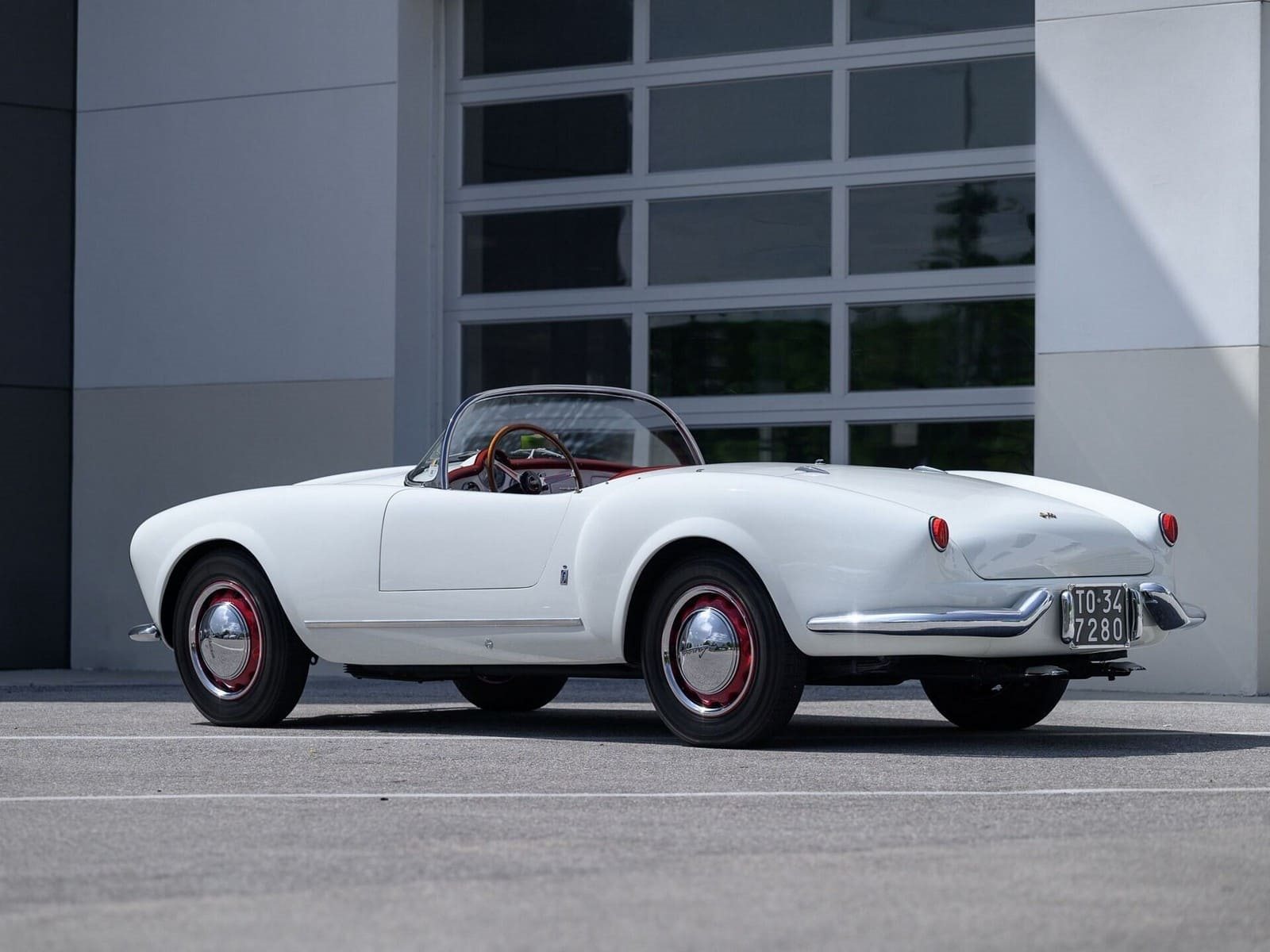 1955 - LANCIA AURELIA B24 SPIDER AMERICA WHITE, foto 37
