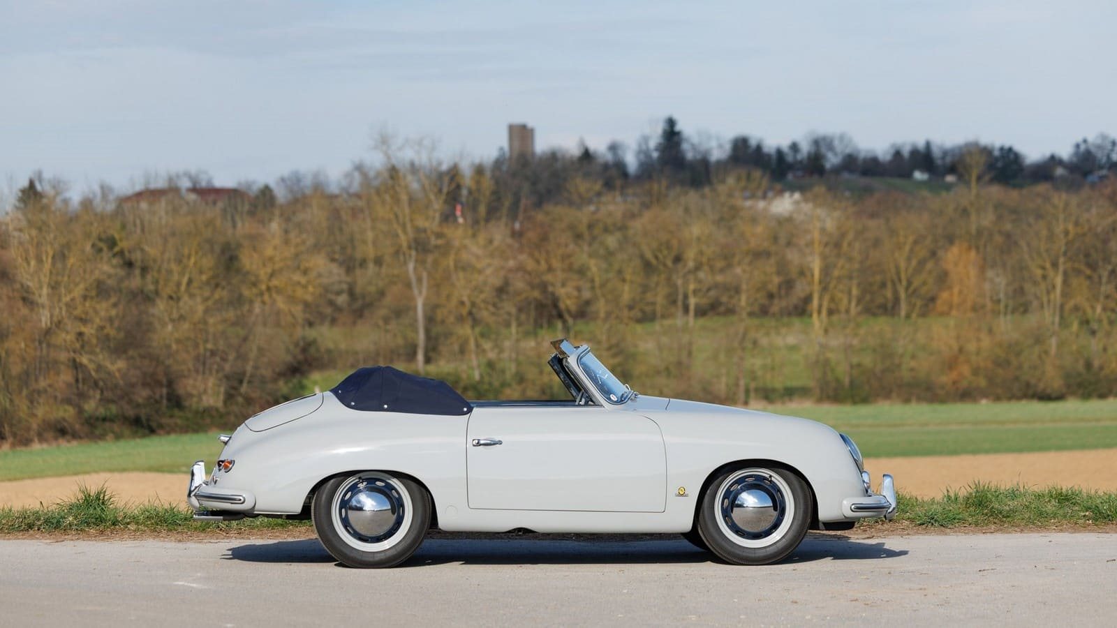 1953 - PORSCHE 356 PRE-A ‘KNICKSCHEIBE’ 1500 CABRIOLET WHITE, foto 3