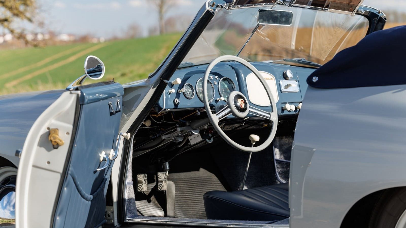 1953 - PORSCHE 356 PRE-A ‘KNICKSCHEIBE’ 1500 CABRIOLET WHITE, foto 8