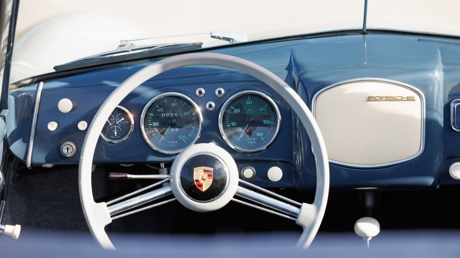 1953 - PORSCHE 356 PRE-A ‘KNICKSCHEIBE’ 1500 CABRIOLET WHITE, foto 19