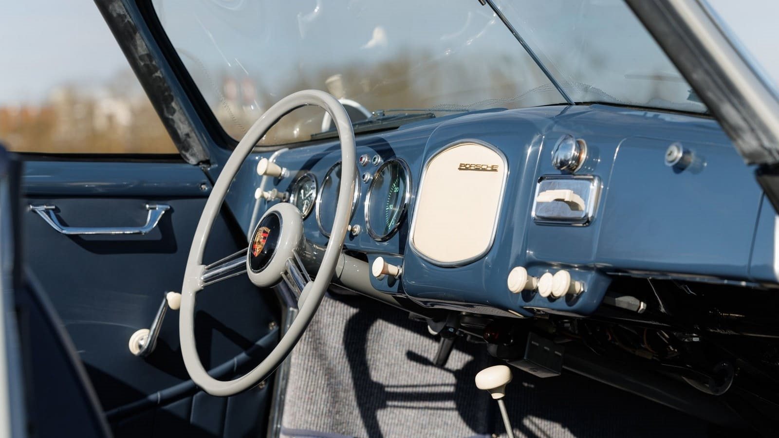 1953 - PORSCHE 356 PRE-A ‘KNICKSCHEIBE’ 1500 CABRIOLET WHITE, foto 21