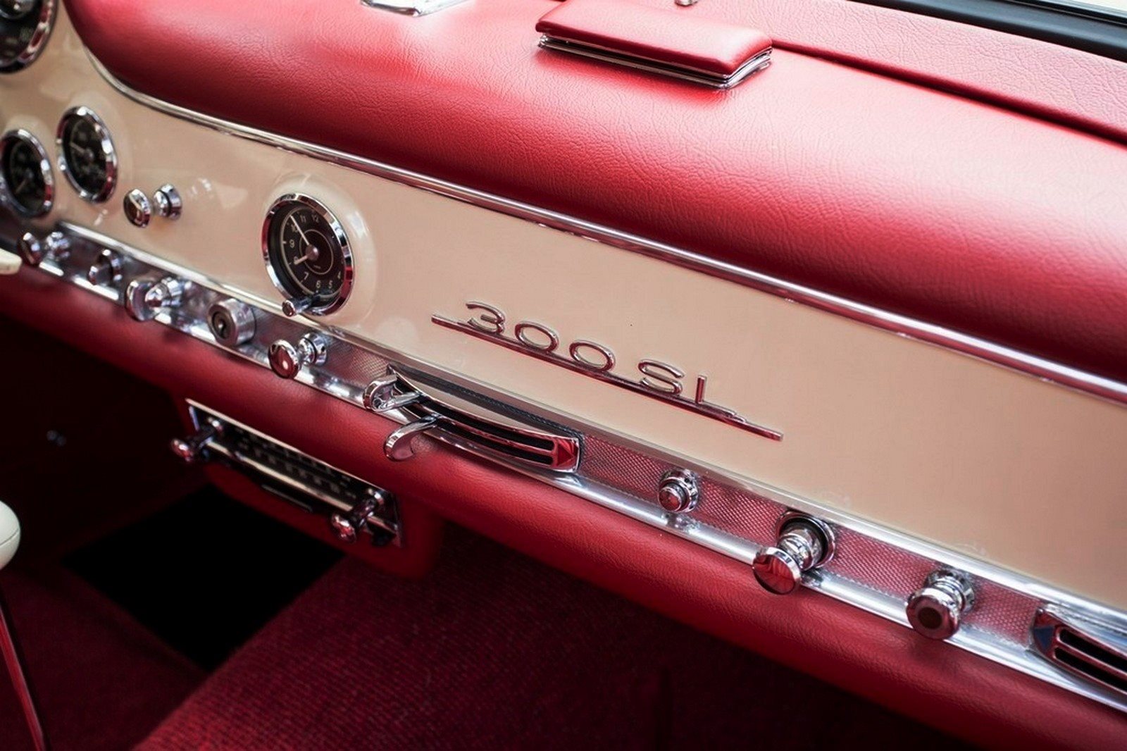1955 - MERCEDES-BENZ 300 SL GULLWING IVORY, foto 7