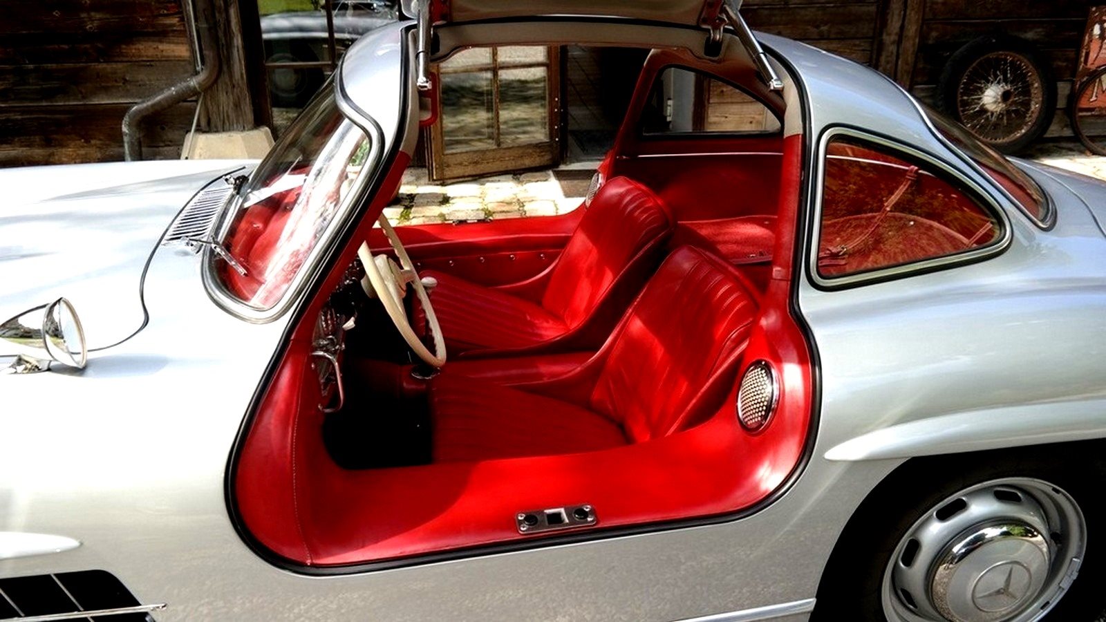 1955 - MERCEDES-BENZ 300 SL GULLWING SILVER GREY METALLIC, foto 15