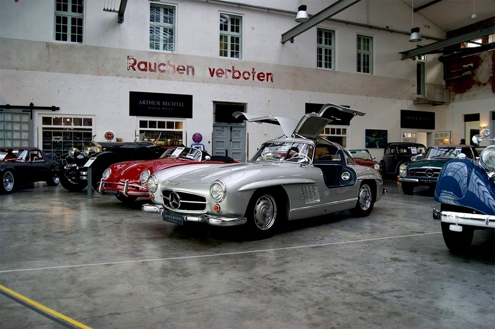 1955 - MERCEDES-BENZ 300 SL GULLWING SILVER GREY METALLIC, foto 36