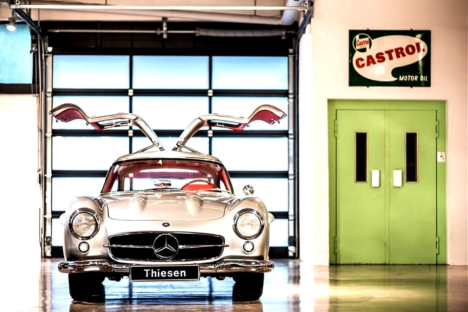 1955 - MERCEDES-BENZ 300 SL GULLWING SILVER GREY METALLIC, foto 53