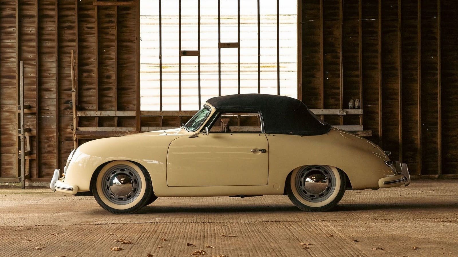 1953 - PORSCHE 356 PRE-A ‘KNICKSCHEIBE’ 1500 CABRIOLET IVORY, foto 3