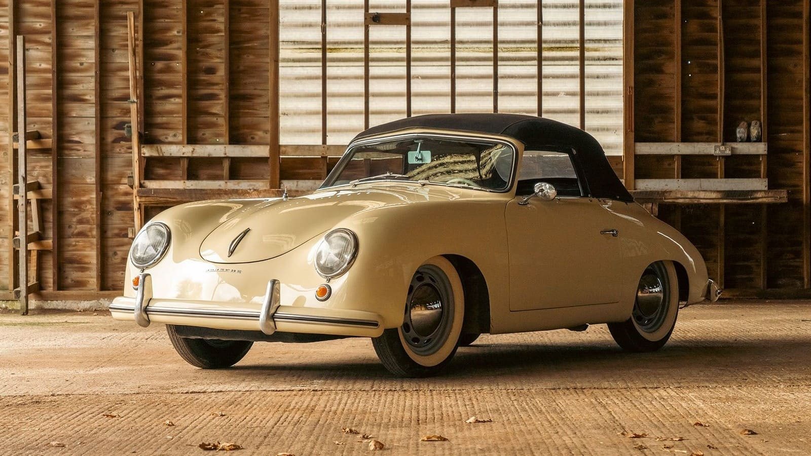 1953 - PORSCHE 356 PRE-A ‘KNICKSCHEIBE’ 1500 CABRIOLET IVORY, foto 7