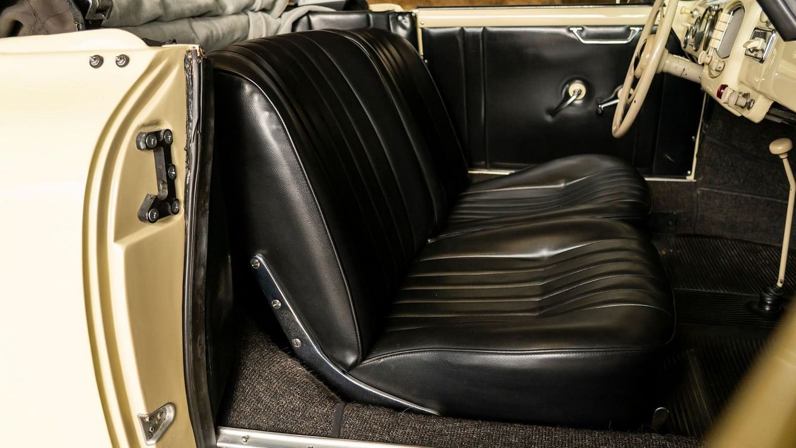 1953 - PORSCHE 356 PRE-A ‘KNICKSCHEIBE’ 1500 CABRIOLET IVORY, foto 40
