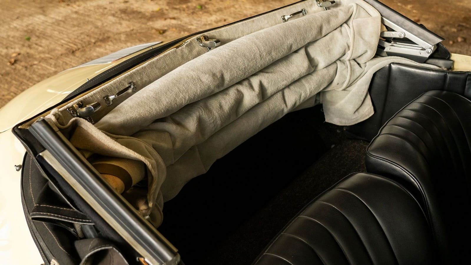 1953 - PORSCHE 356 PRE-A ‘KNICKSCHEIBE’ 1500 CABRIOLET IVORY, foto 54