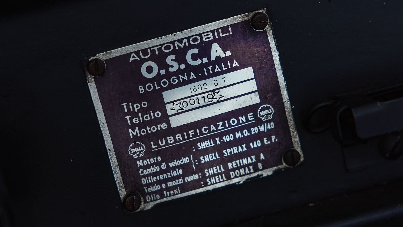 OSCA 1600 GT2 FISSORE CABRIOLET, foto 104