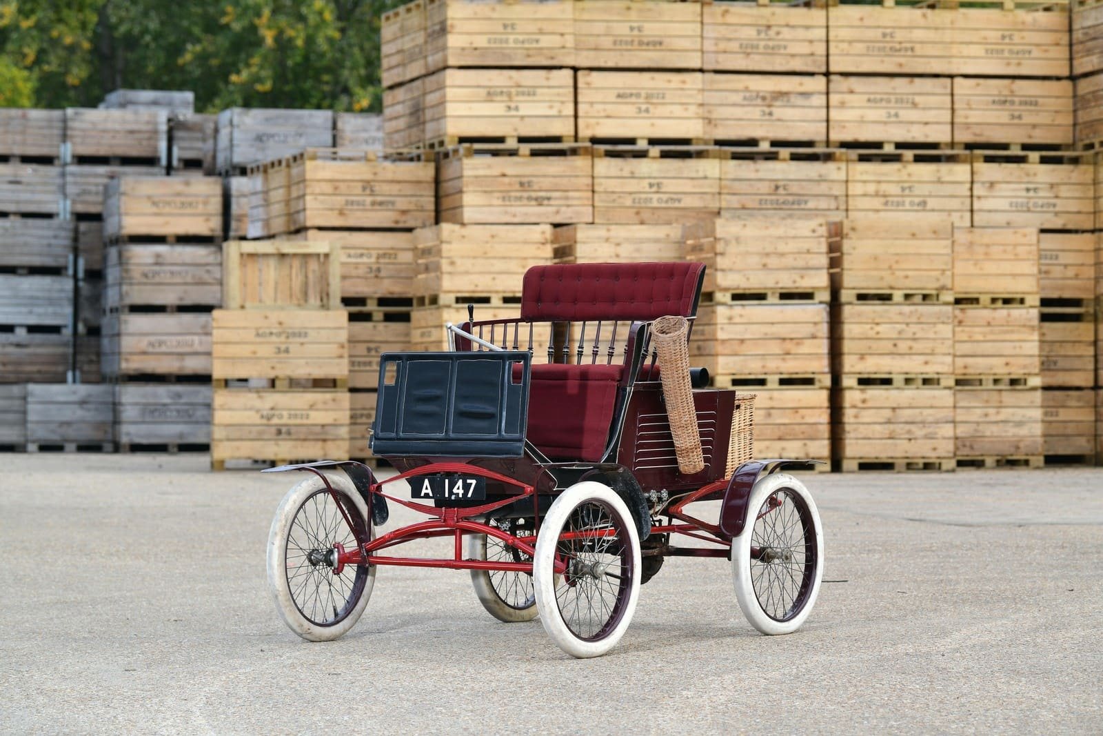 1900 - LOCOMOBILE 5.5 HP TYPE 2 SPINDLE SEAT RUNABOUT, foto 2
