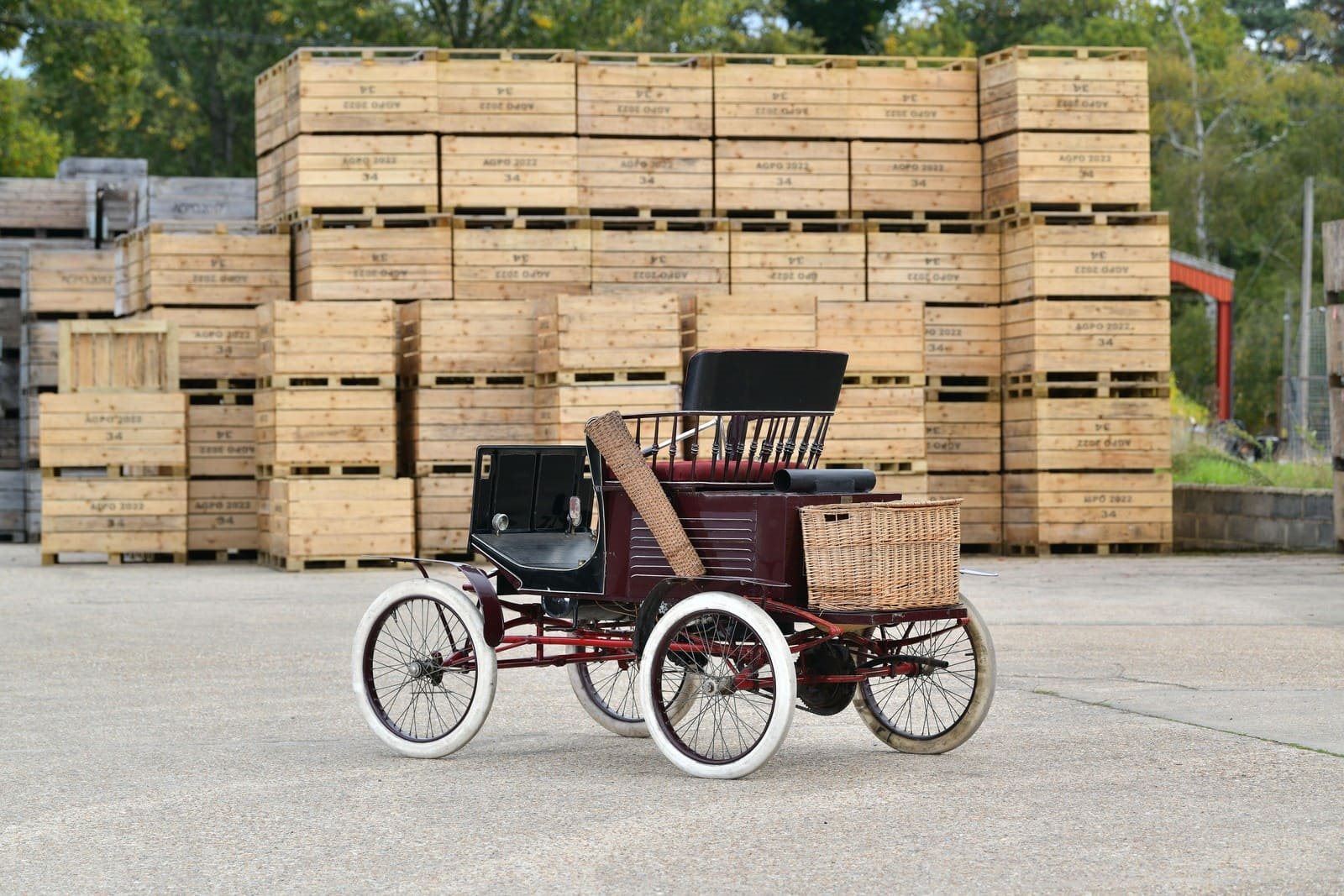 1900 - LOCOMOBILE 5.5 HP TYPE 2 SPINDLE SEAT RUNABOUT, foto 4
