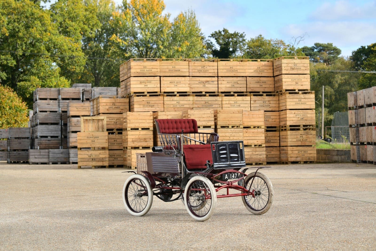 1900 - LOCOMOBILE 5.5 HP TYPE 2 SPINDLE SEAT RUNABOUT, foto 8