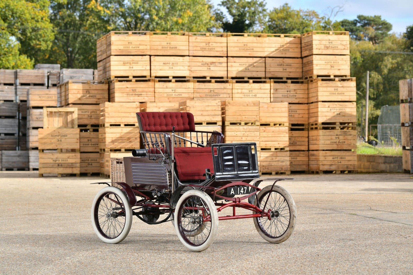 1900 - LOCOMOBILE 5.5 HP TYPE 2 SPINDLE SEAT RUNABOUT, foto 9