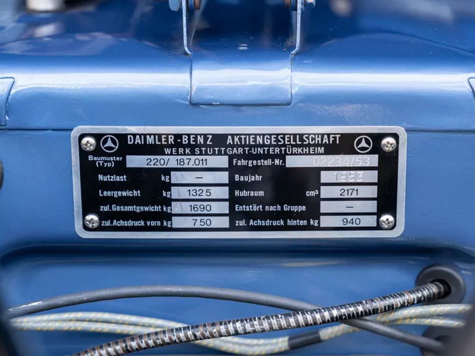 1953 - MERCEDES-BENZ 220 SALOON, foto 43