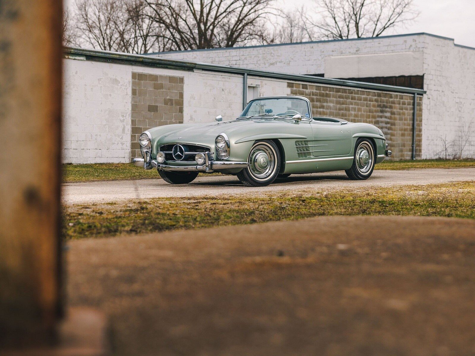 1960 - MERCEDES-BENZ 300 SL ROADSTER GREEN, foto 1