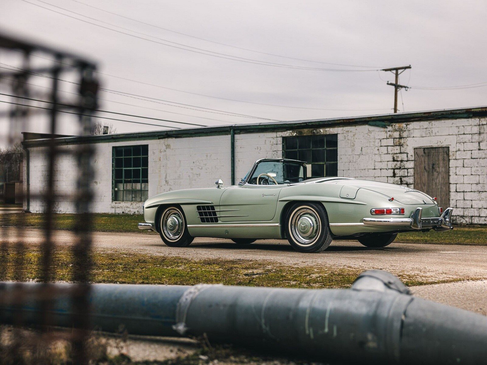 1960 - MERCEDES-BENZ 300 SL ROADSTER GREEN, foto 2