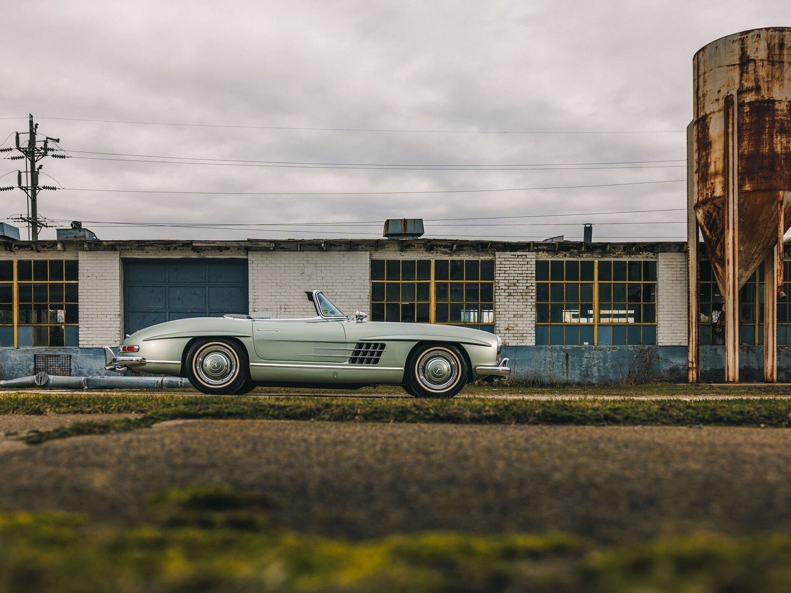 1960 - MERCEDES-BENZ 300 SL ROADSTER GREEN, foto 3