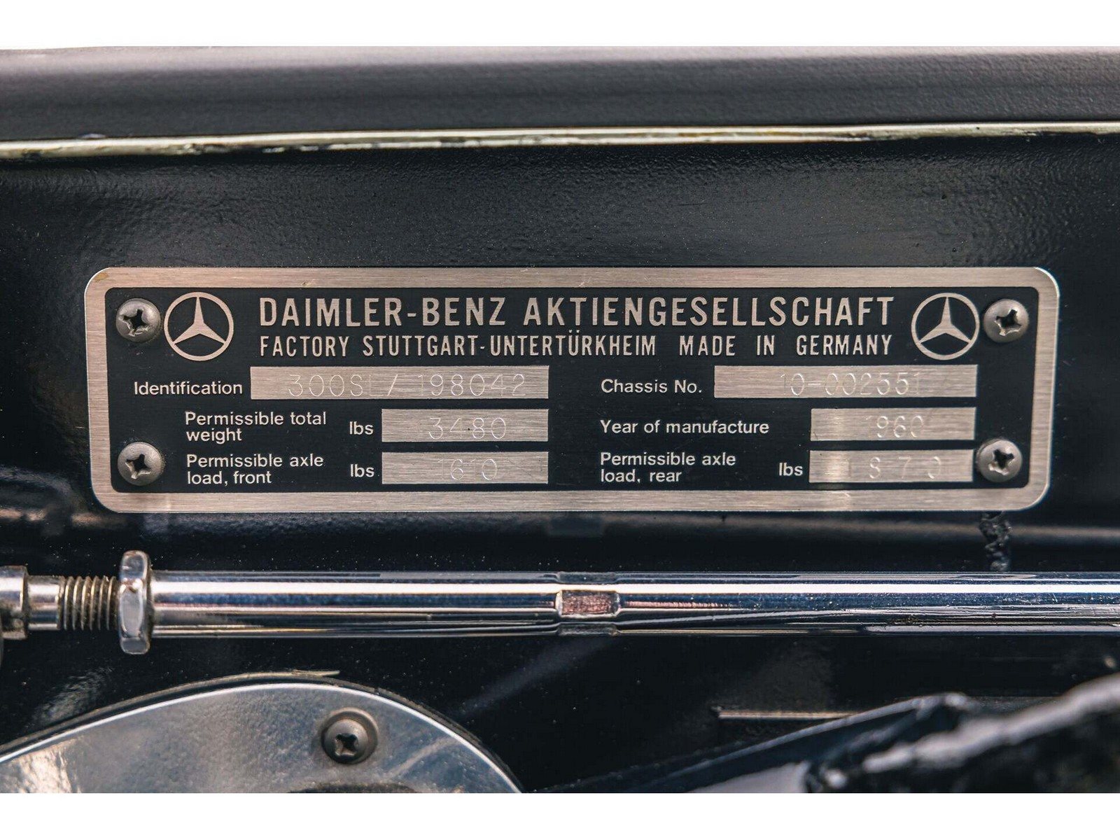1960 - MERCEDES-BENZ 300 SL ROADSTER GREEN, foto 90