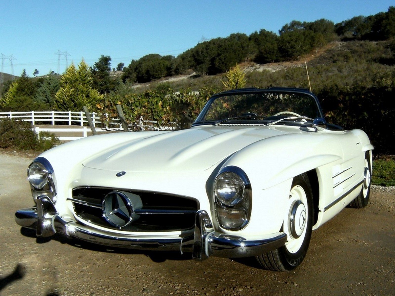 1960 - MERCEDES-BENZ 300 SL ROADSTER WHITE, foto 1