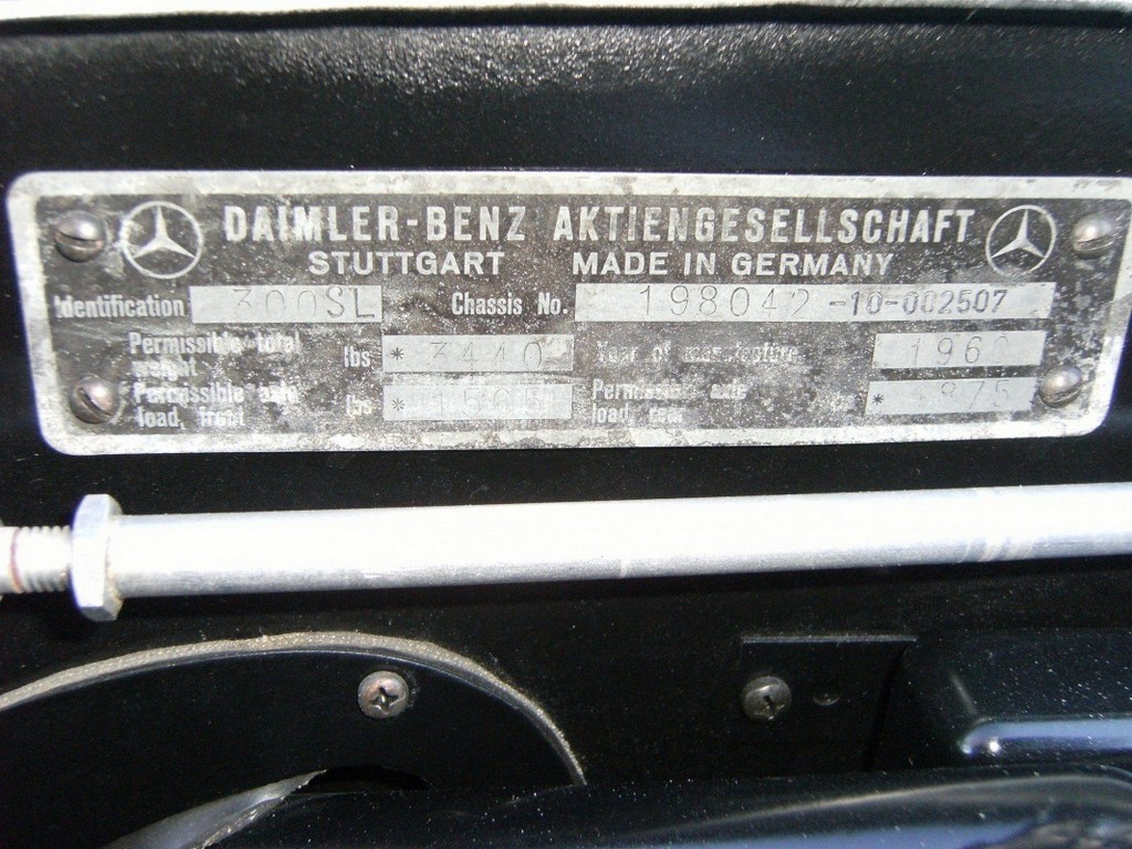 1960 - MERCEDES-BENZ 300 SL ROADSTER WHITE, foto 24