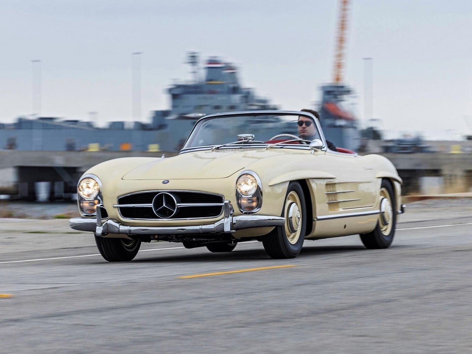 1957 - MERCEDES-BENZ 300 SL ROADSTER YELLOW, foto 1