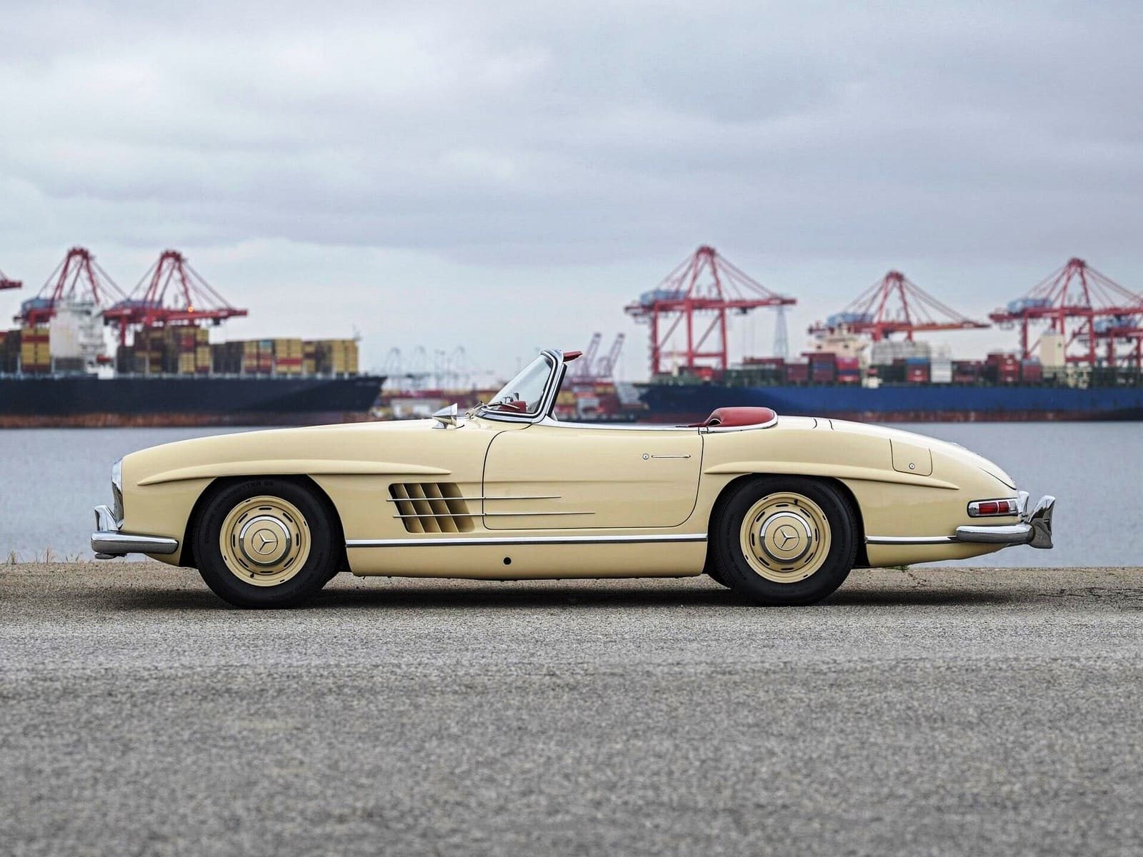 1957 - MERCEDES-BENZ 300 SL ROADSTER YELLOW, foto 3