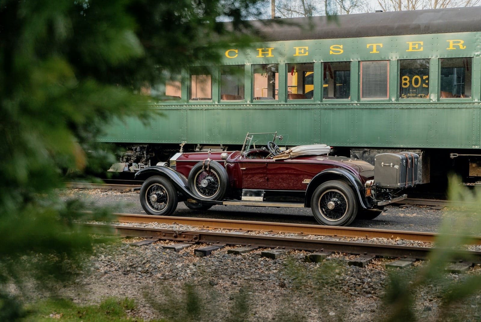 1925 - ROLLS-ROYCE SILVER GHOST PICCADILLY ROADSTER MAROON, foto 3