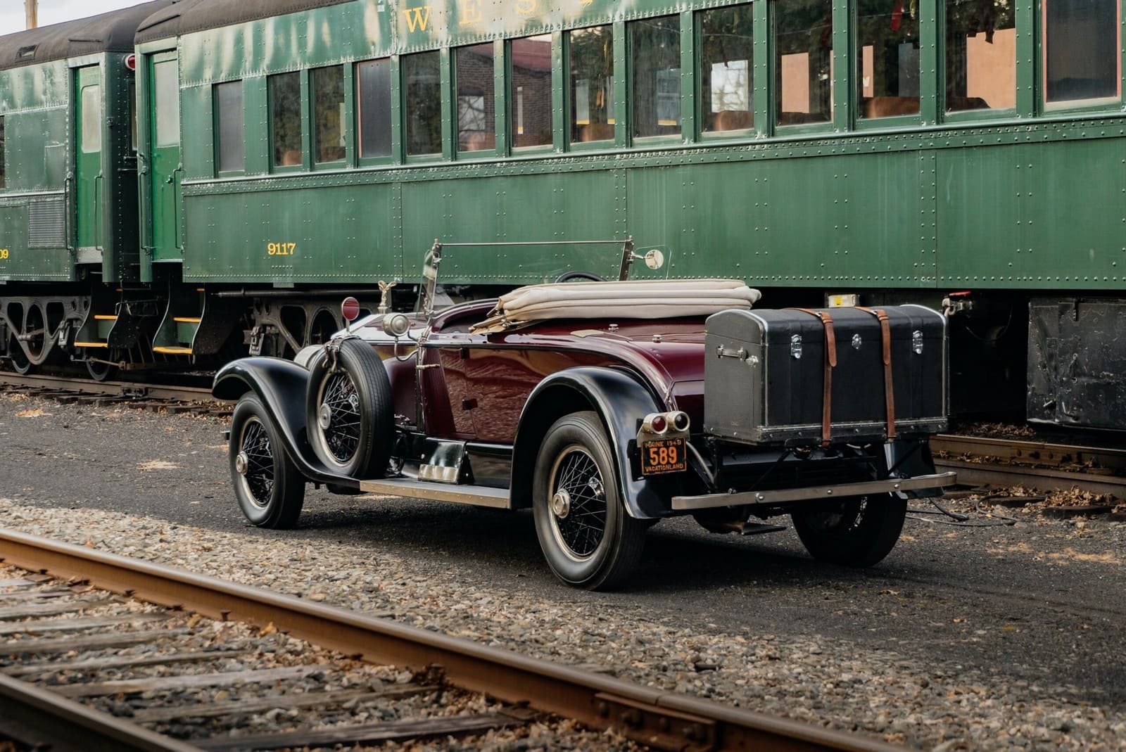 1925 - ROLLS-ROYCE SILVER GHOST PICCADILLY ROADSTER MAROON, foto 5