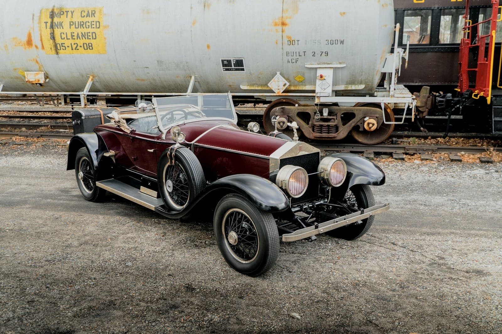 1925 - ROLLS-ROYCE SILVER GHOST PICCADILLY ROADSTER MAROON, foto 7