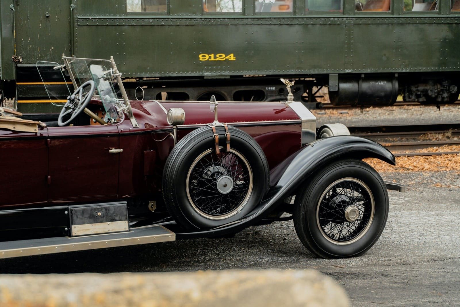 1925 - ROLLS-ROYCE SILVER GHOST PICCADILLY ROADSTER MAROON, foto 8