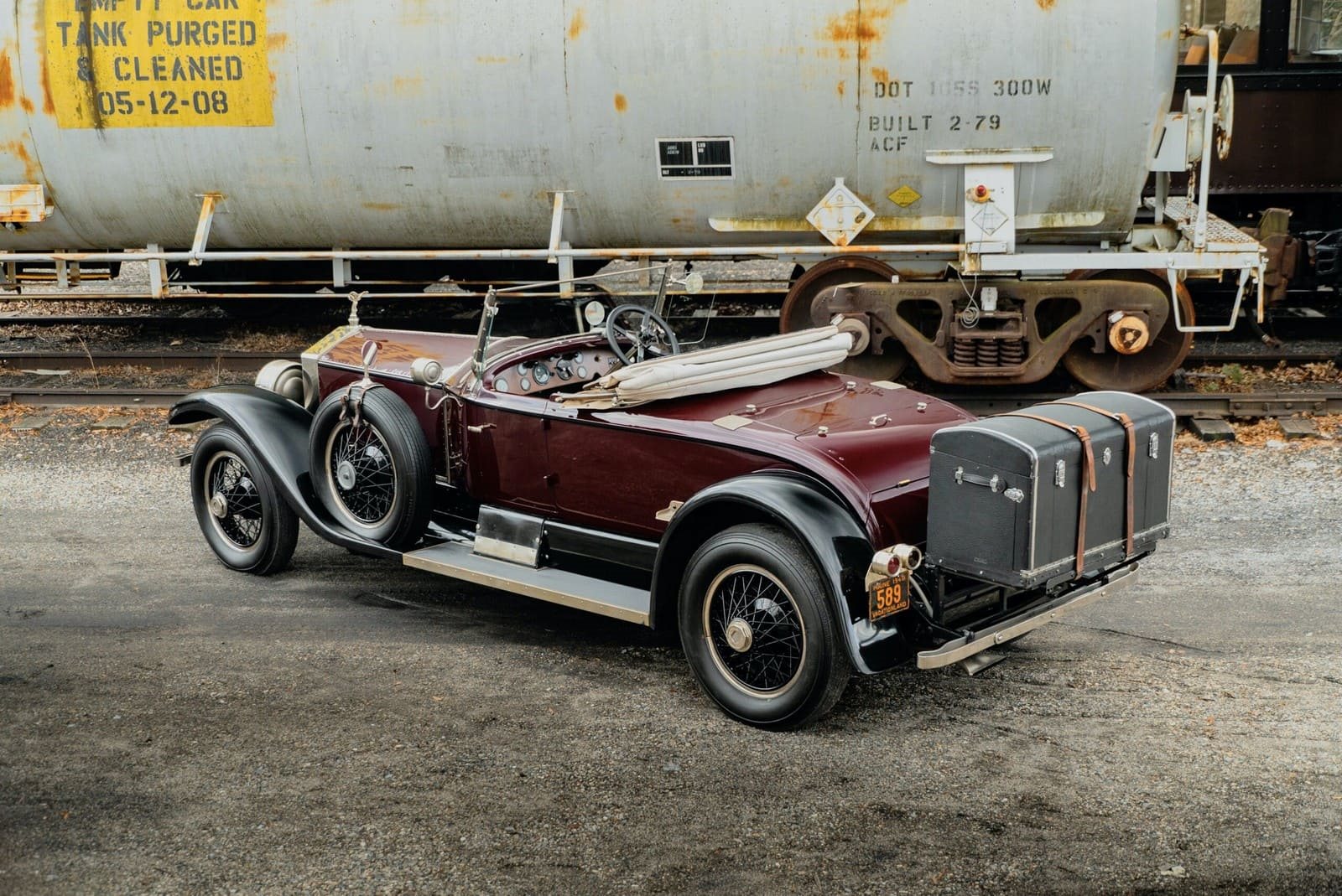 1925 - ROLLS-ROYCE SILVER GHOST PICCADILLY ROADSTER MAROON, foto 21