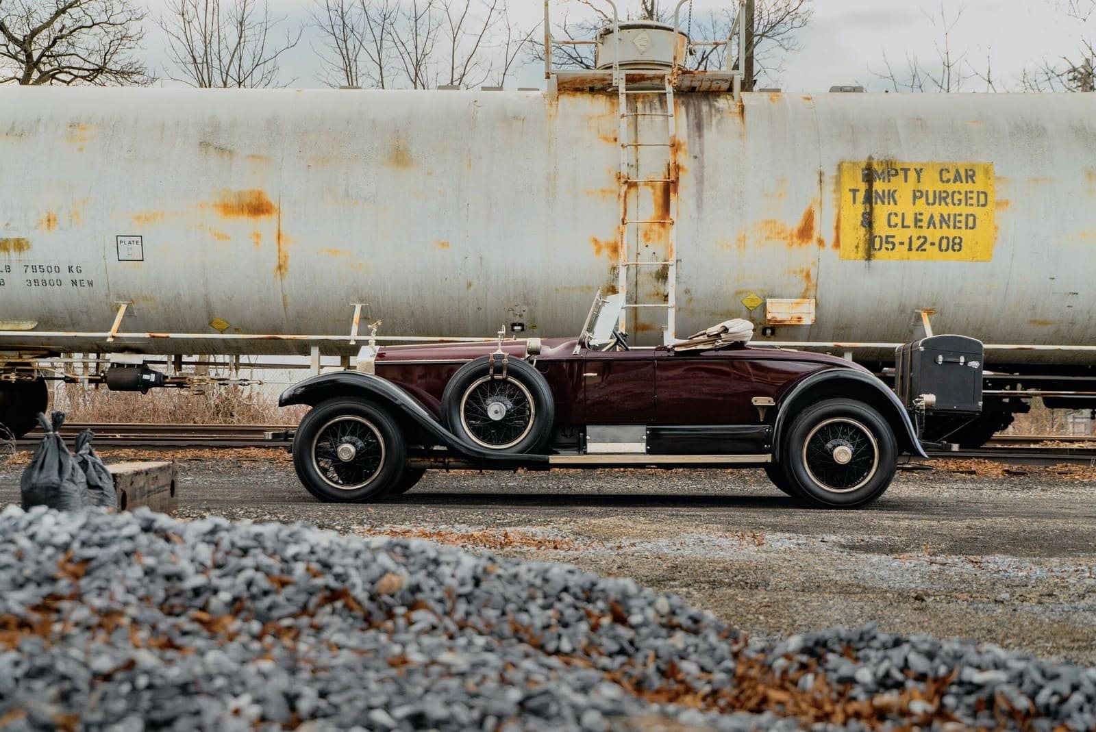 1925 - ROLLS-ROYCE SILVER GHOST PICCADILLY ROADSTER MAROON, foto 25