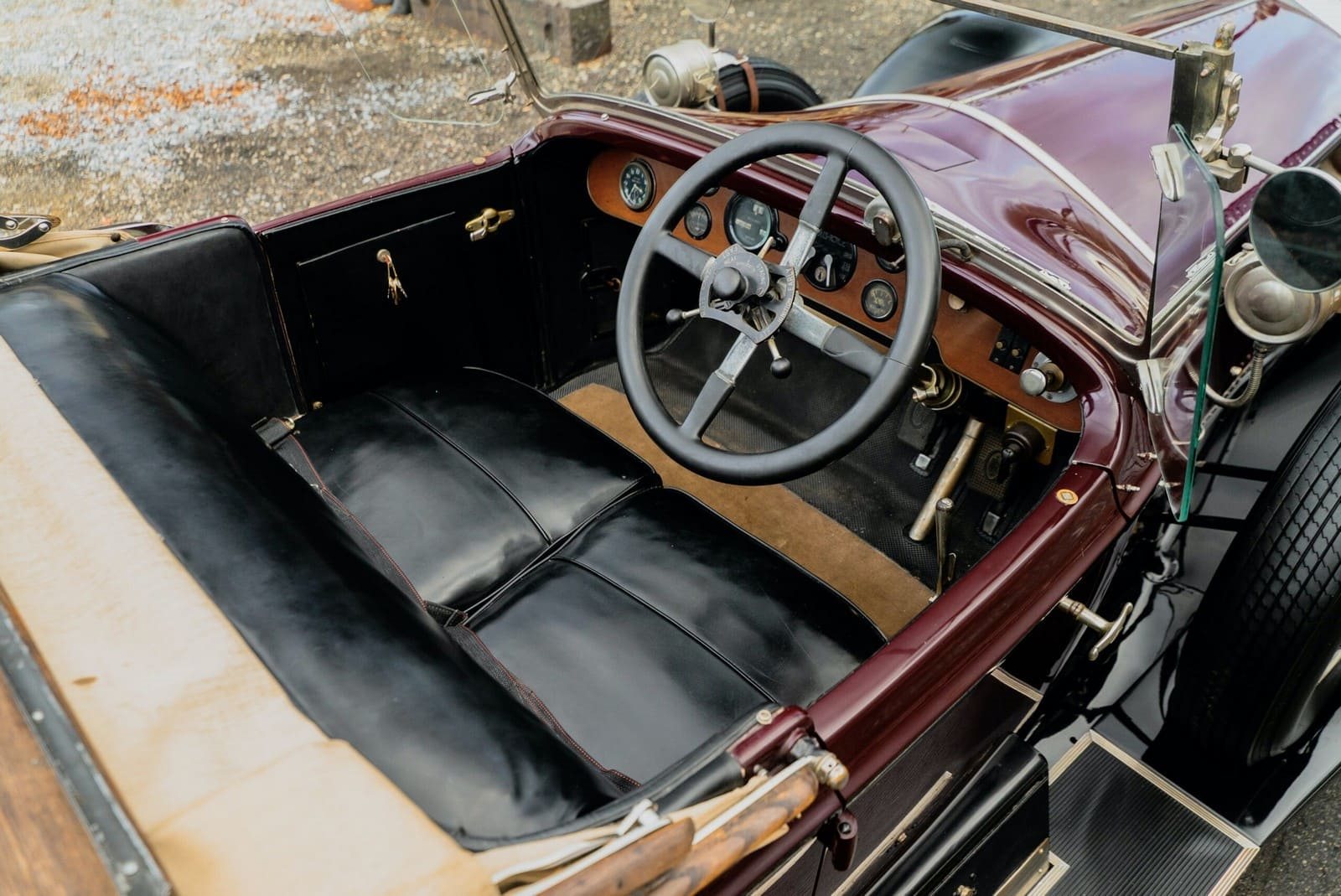 1925 - ROLLS-ROYCE SILVER GHOST PICCADILLY ROADSTER MAROON, foto 34