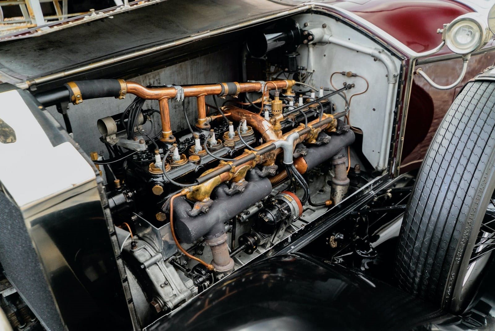 1925 - ROLLS-ROYCE SILVER GHOST PICCADILLY ROADSTER MAROON, foto 45