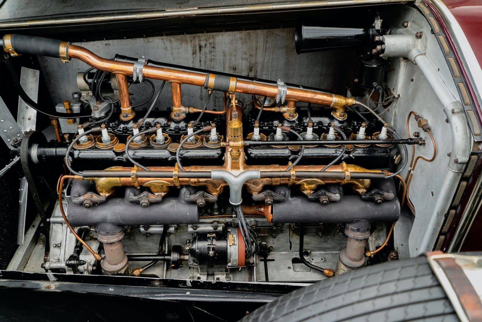 1925 - ROLLS-ROYCE SILVER GHOST PICCADILLY ROADSTER MAROON, foto 46