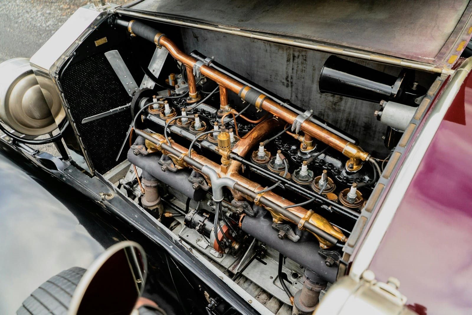 1925 - ROLLS-ROYCE SILVER GHOST PICCADILLY ROADSTER MAROON, foto 47