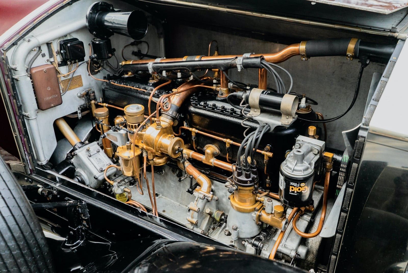 1925 - ROLLS-ROYCE SILVER GHOST PICCADILLY ROADSTER MAROON, foto 50