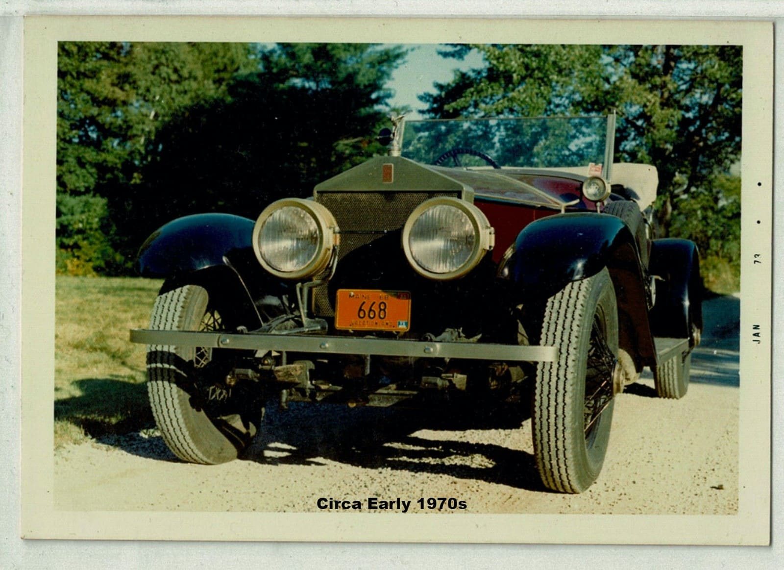 1925 - ROLLS-ROYCE SILVER GHOST PICCADILLY ROADSTER MAROON, foto 73