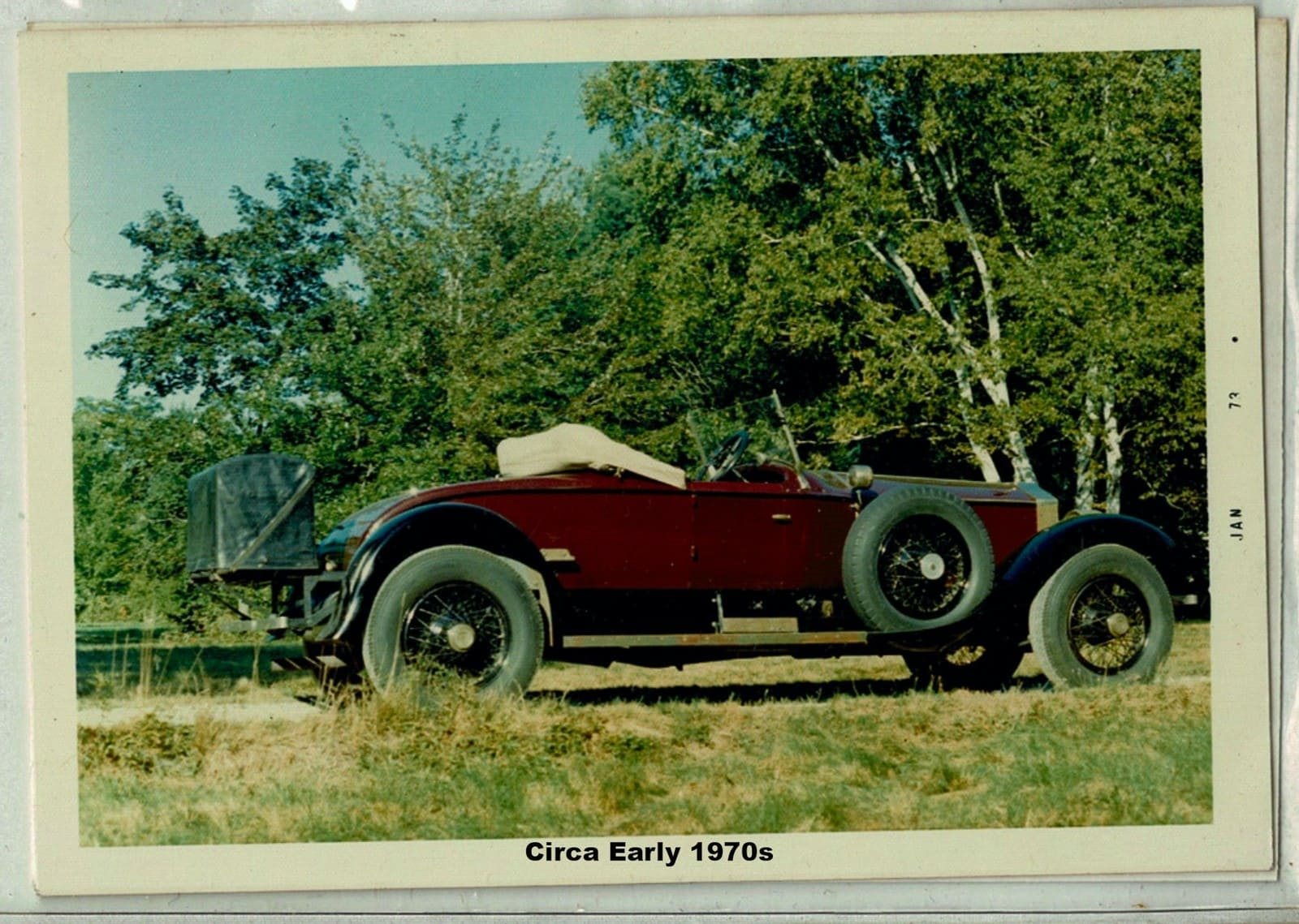 1925 - ROLLS-ROYCE SILVER GHOST PICCADILLY ROADSTER MAROON, foto 74