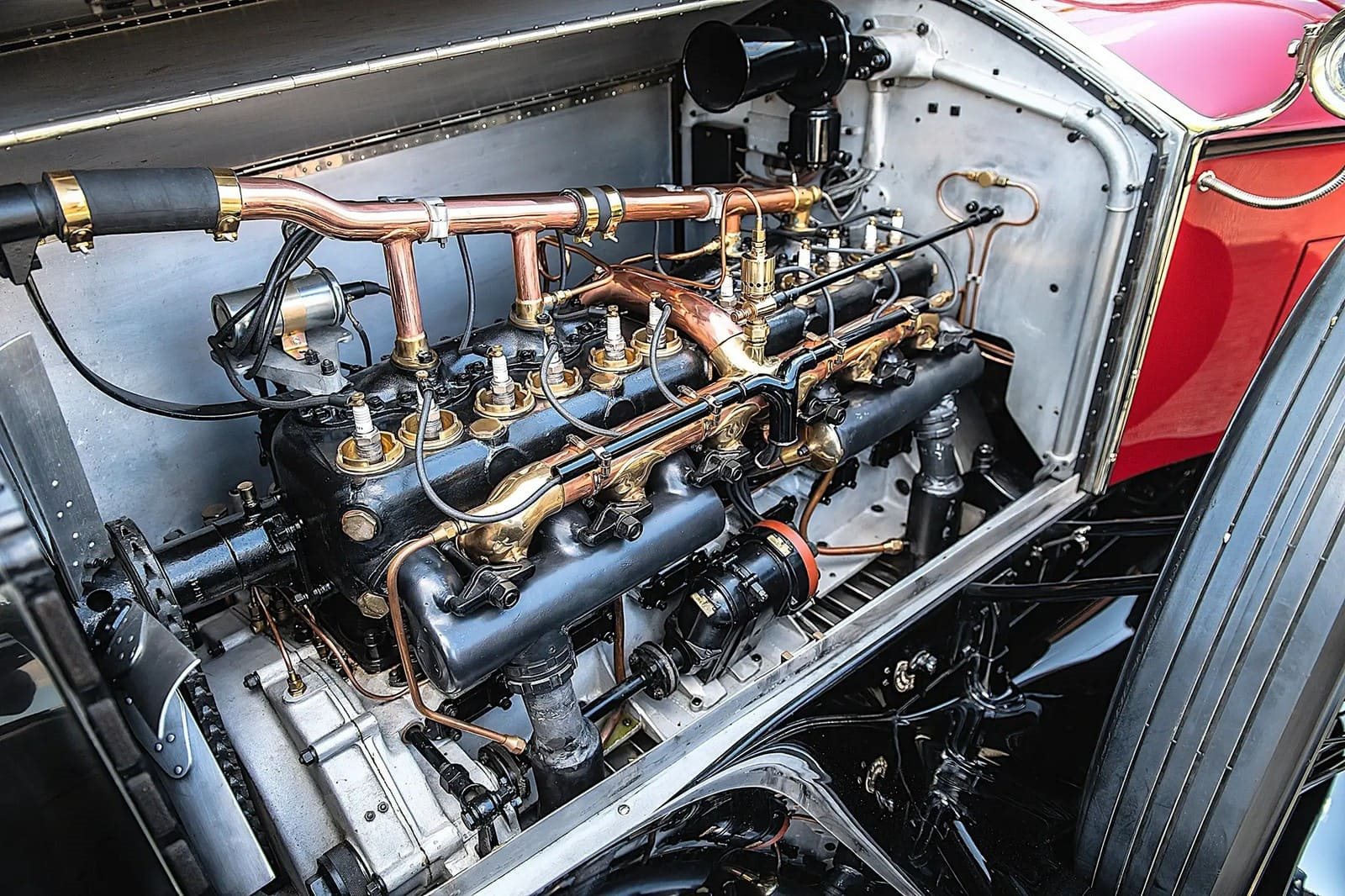 1925 - ROLLS-ROYCE SILVER GHOST PICCADILLY ROADSTER RED, foto 15