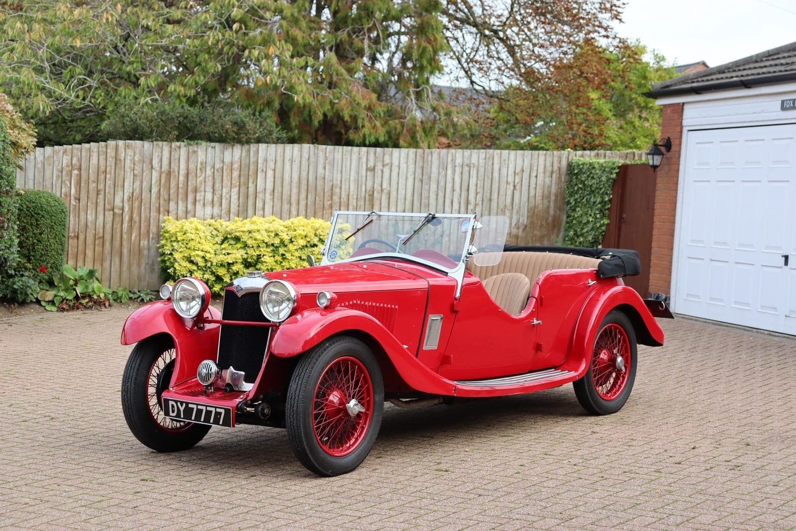 1934 - RILEY 9 LYNX TOURER RED, foto 1