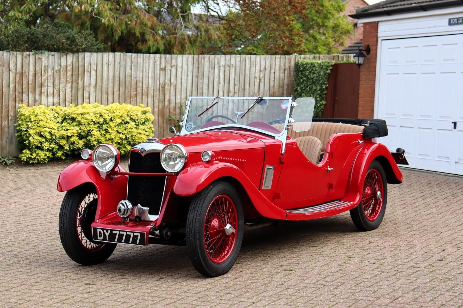 1934 - RILEY 9 LYNX TOURER RED, foto 2