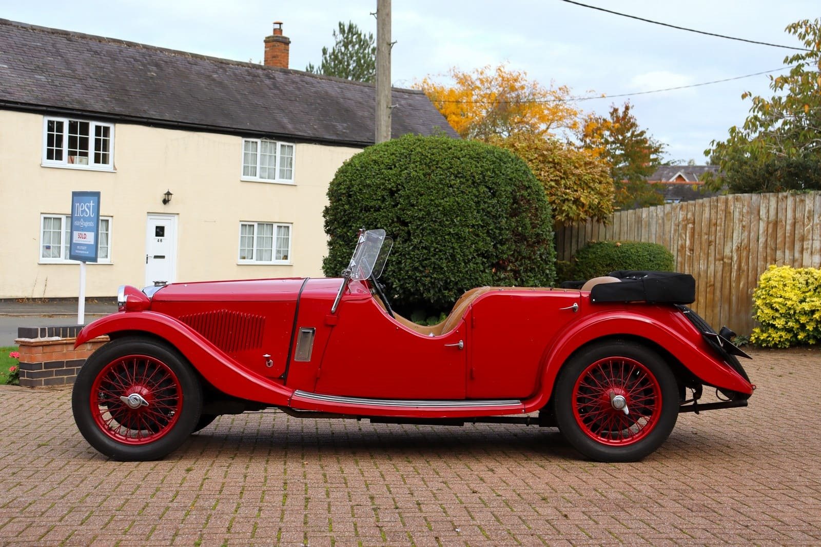 1934 - RILEY 9 LYNX TOURER RED, foto 6