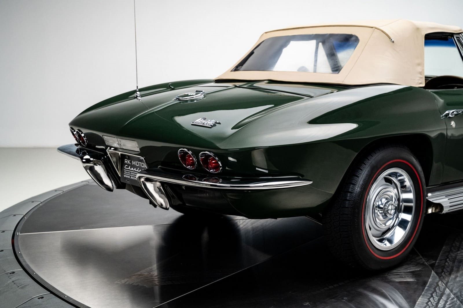 1967 - CHEVROLET CORVETTE CONVERTIBLE GOODWOOD GREEN, foto 23