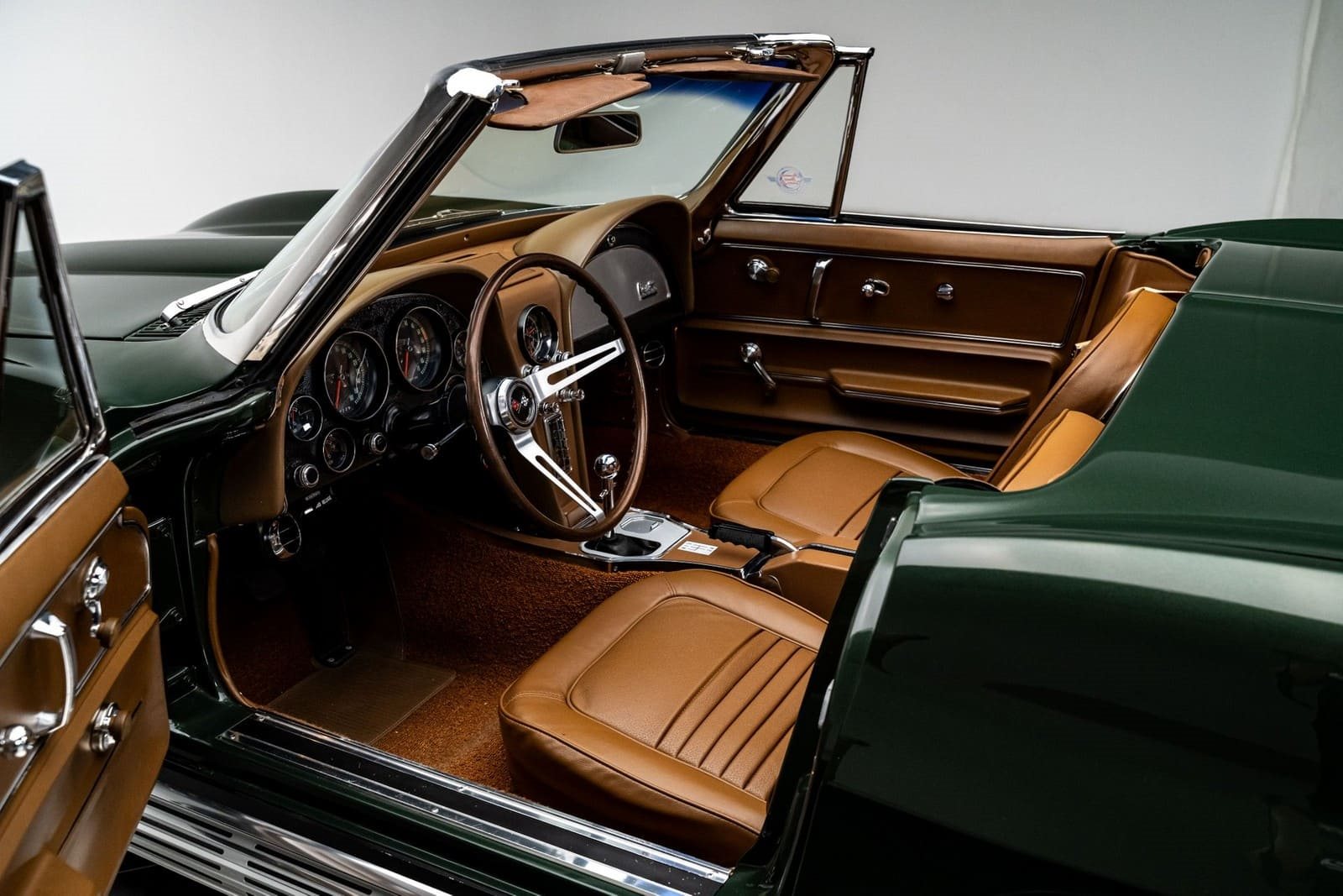 1967 - CHEVROLET CORVETTE CONVERTIBLE GOODWOOD GREEN, foto 46