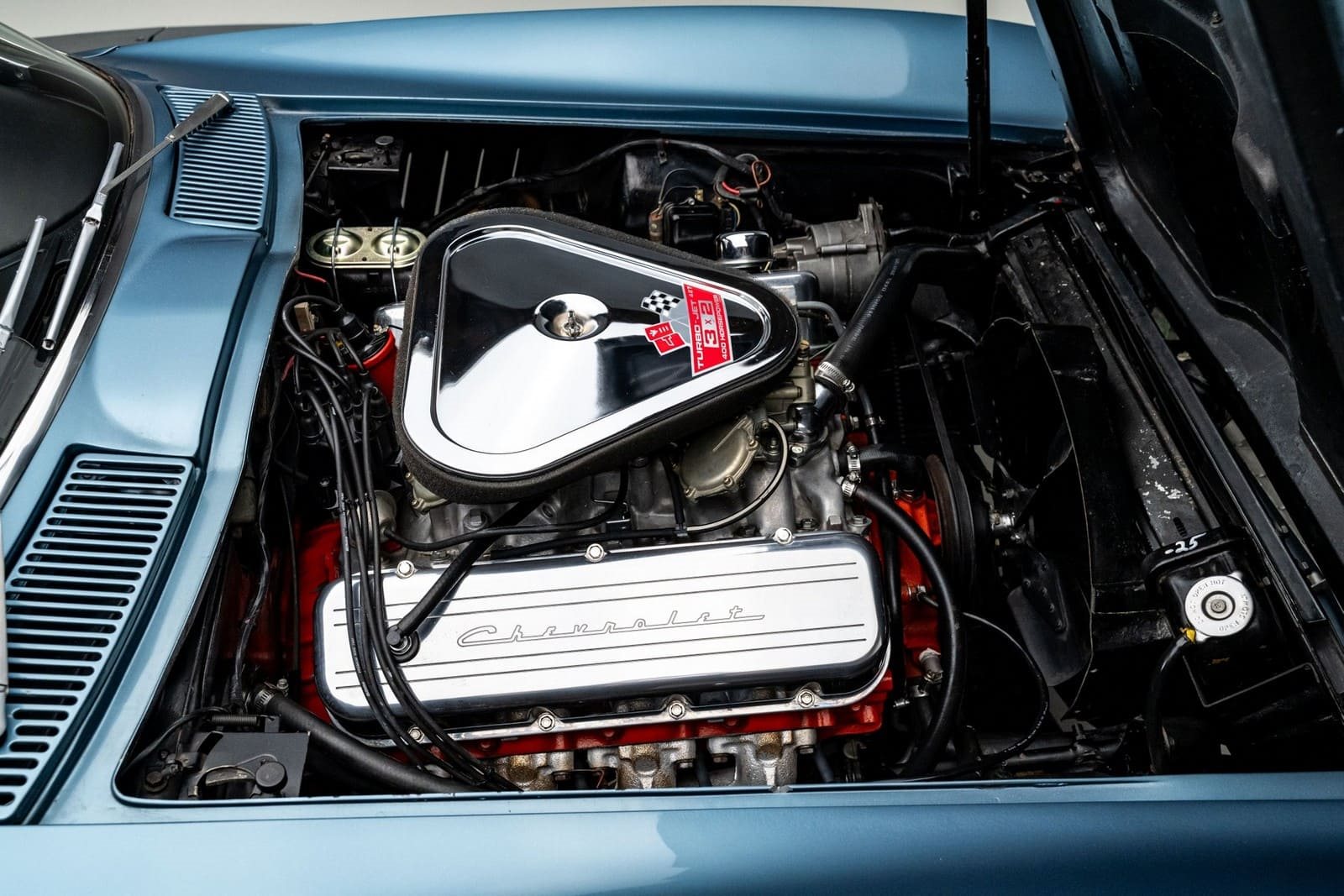 1967 - CHEVROLET CORVETTE CONVERTIBLE LYNNDALE BLUE, foto 35
