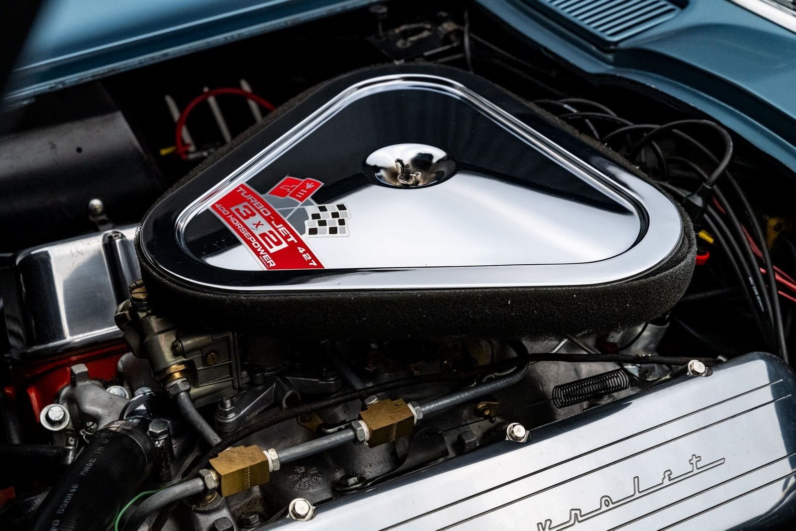 1967 - CHEVROLET CORVETTE CONVERTIBLE LYNNDALE BLUE, foto 37