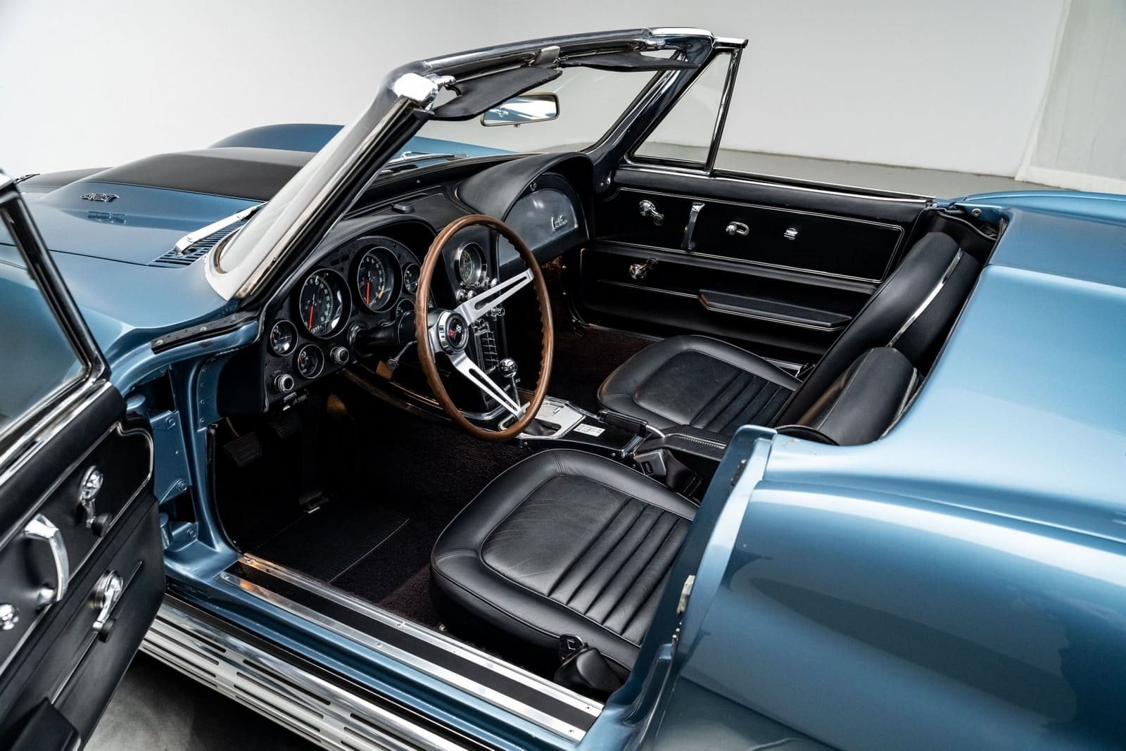 1967 - CHEVROLET CORVETTE CONVERTIBLE LYNNDALE BLUE, foto 47